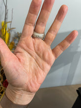 Ring with gem silica