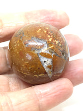 Sphere with druzy moss agate