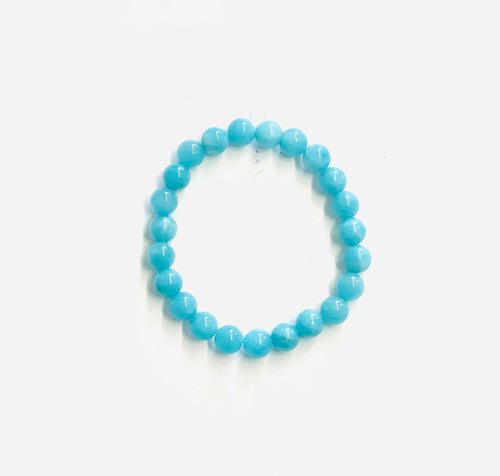 Bracelet with light Mozambique amazonite