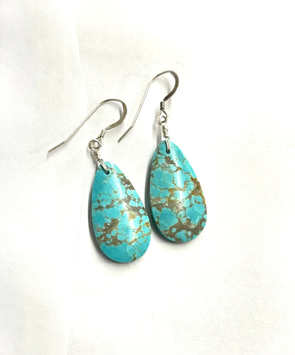 Earrings with sea sediment jasper