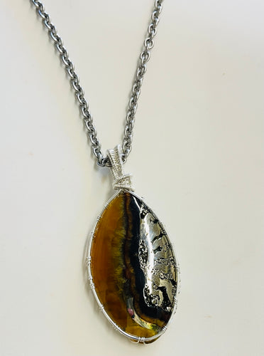 Pendant with Pyrite