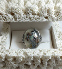 Ring with chrysocolla copper
