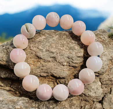 Bracelet with Pink Peruvian Opals