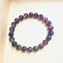 Bracelet with fluorite beads