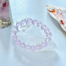 Bracelet with rose quartz