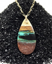 Pendant with Petrified Opalized Wood