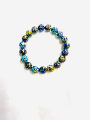 Bracelet with sugalite beads