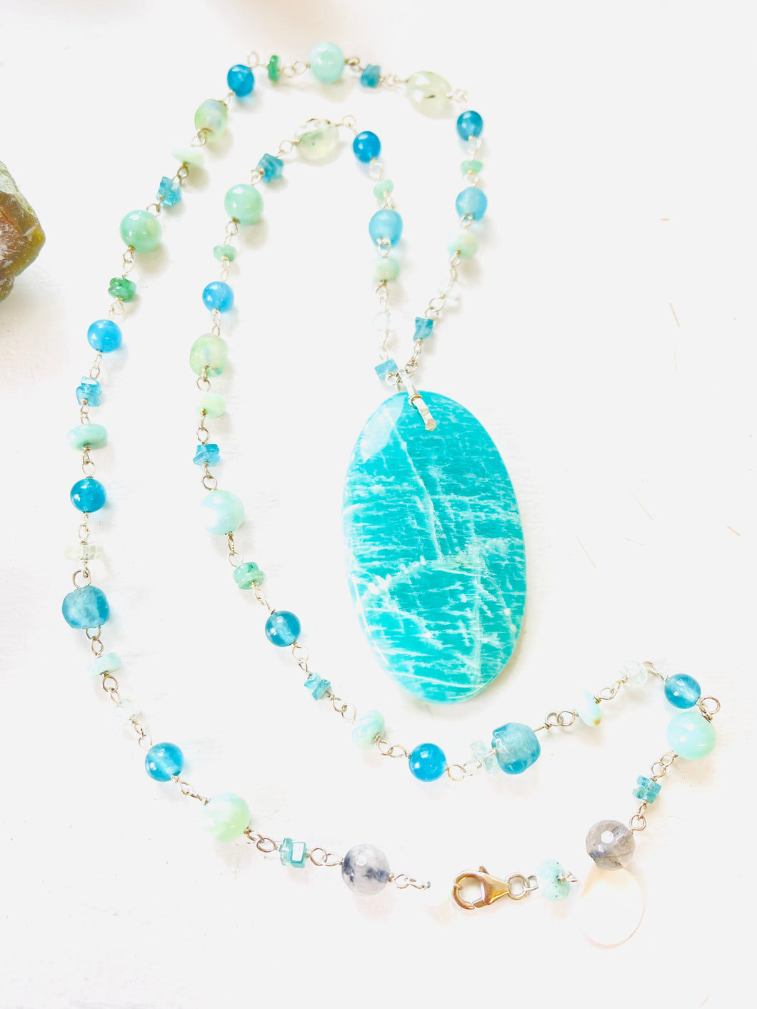 Necklace with Amazonite