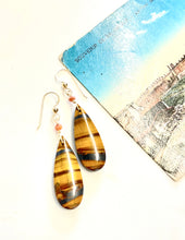Earrings with Tiger’s eye