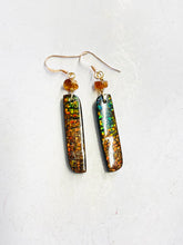 Earrings with Ammolite