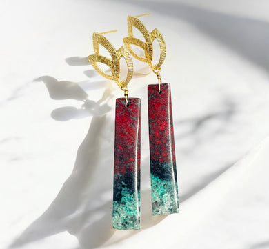 Earrings with Sonora Agate