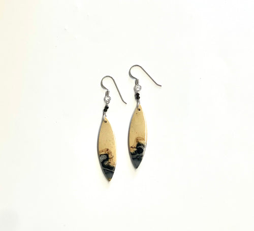 Earrings with Maligano jasper