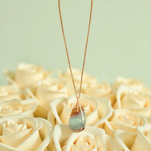 Pendant with petrified opalized wood