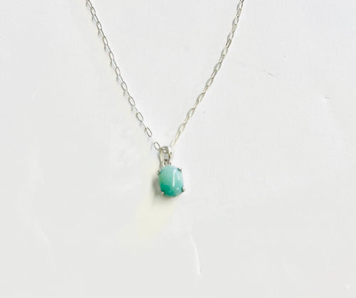 Pendant with amazonite