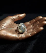 Ring with chrysocolla copper
