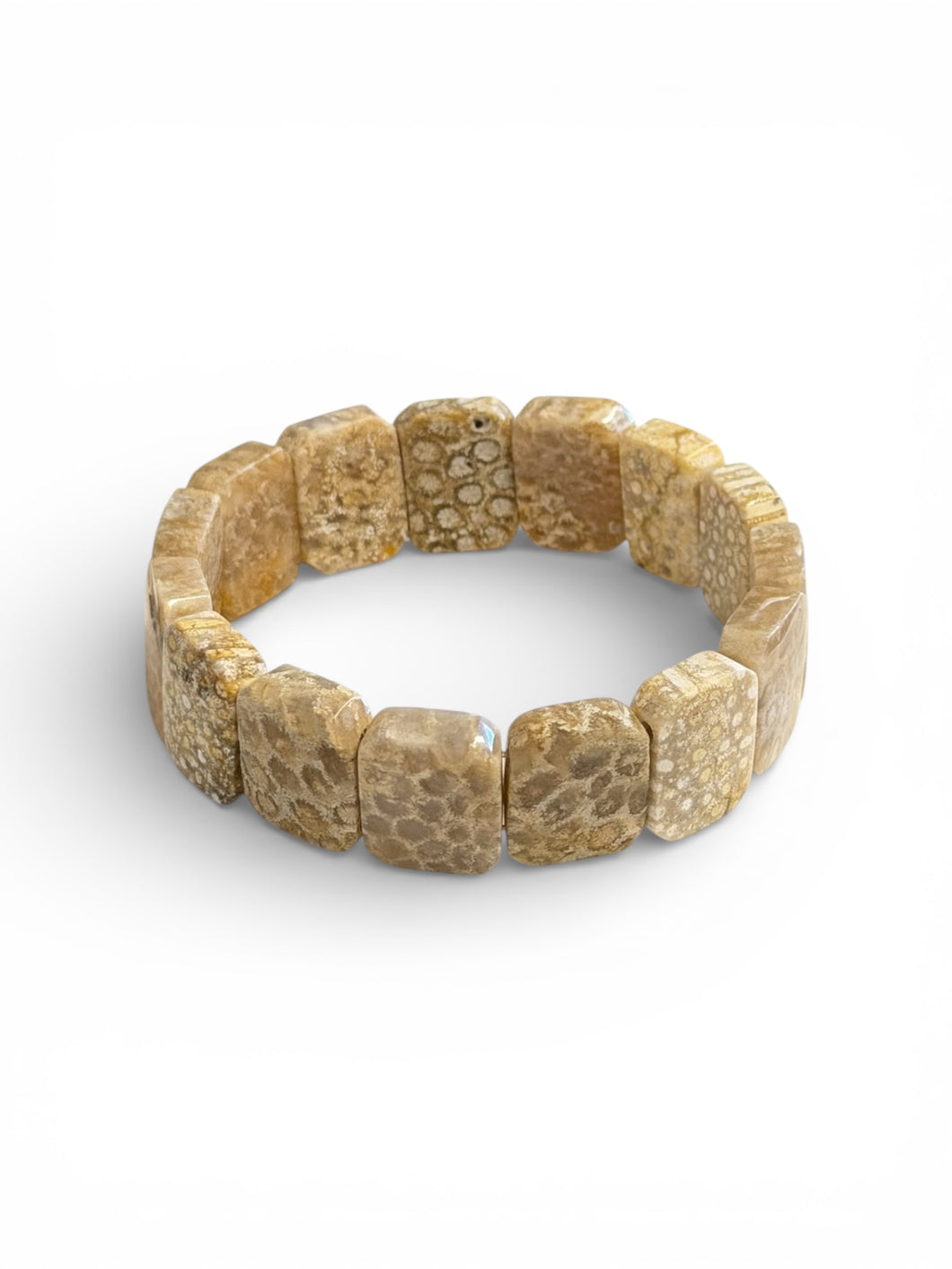 Bracelet from Java, fossil coral