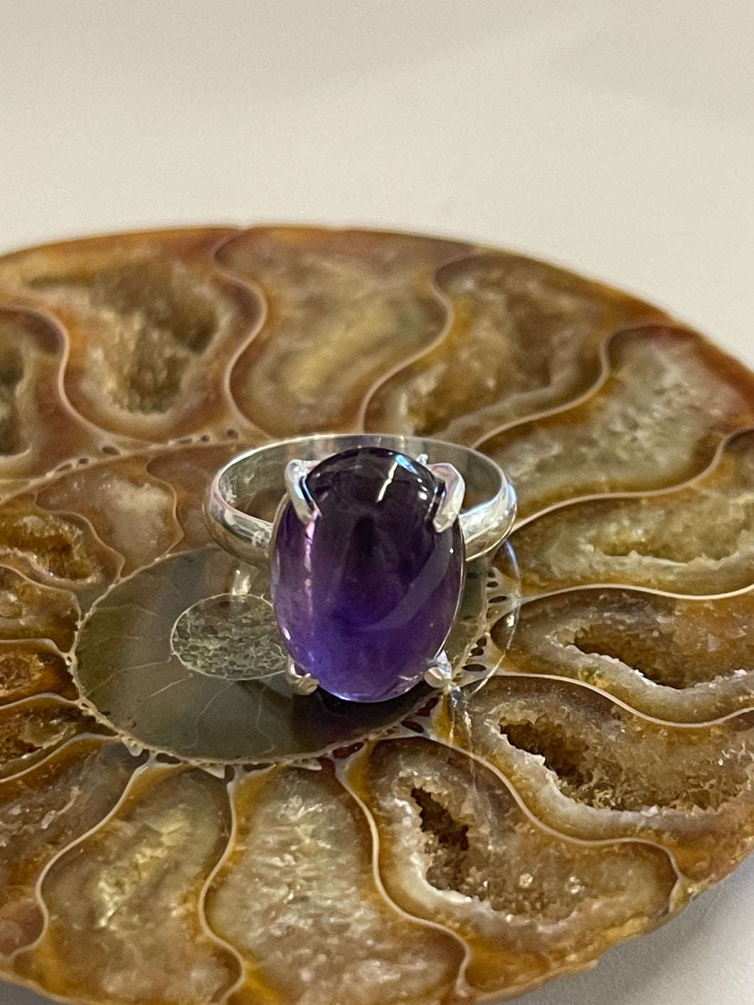 Ring with Amethyst