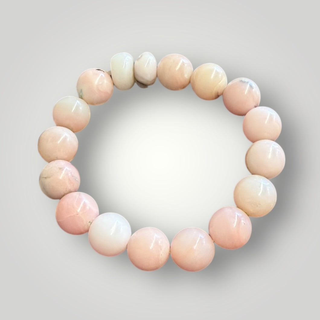 Bracelet with Pink Peruvian Opals