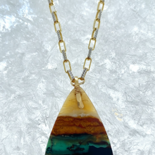 Pendant with Petrified Opalized Wood