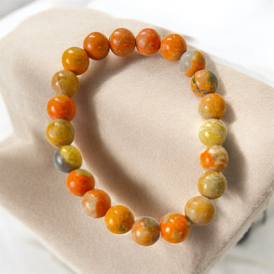 Bracelet with bubble bee beads