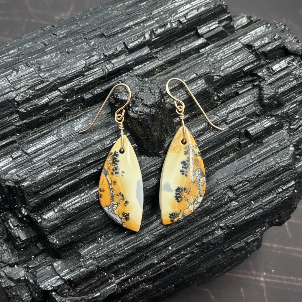 Earrings with Maligano