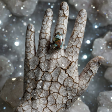 Ring with chrysocolla copper