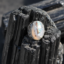 Ring with chrysocolla copper
