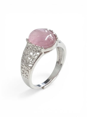Ring with pink Tourmaline