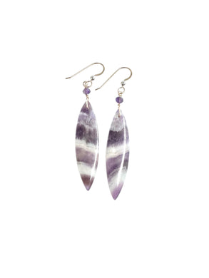 Earrings with Amethyst