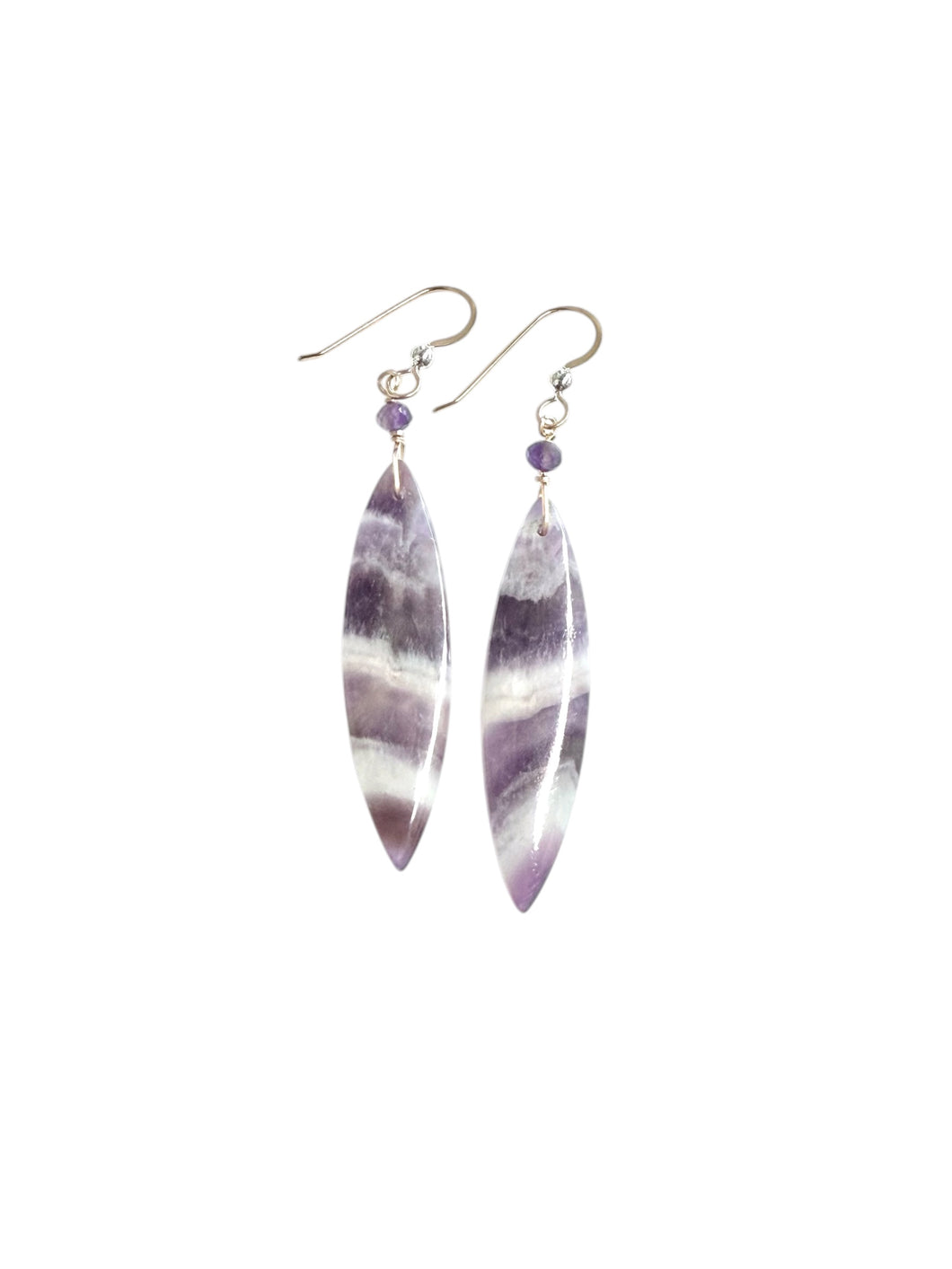 Earrings with Amethyst