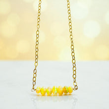 Necklace with Ethiopian opals