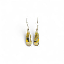 Earrings with maligano jasper