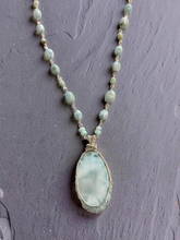 Necklace with Larimar