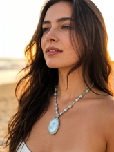Necklace with Larimar