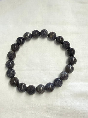 Bracelet with Blue iolite beads