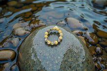 Bracelet with maligano jasper beads