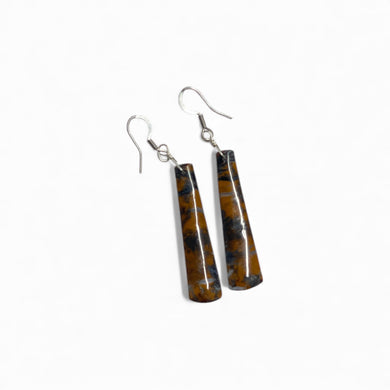 Earrings with ocean Jasper