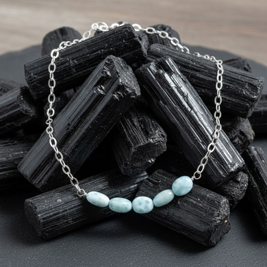 Necklace with Larimar