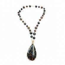 Necklace with African Blue Pietersite