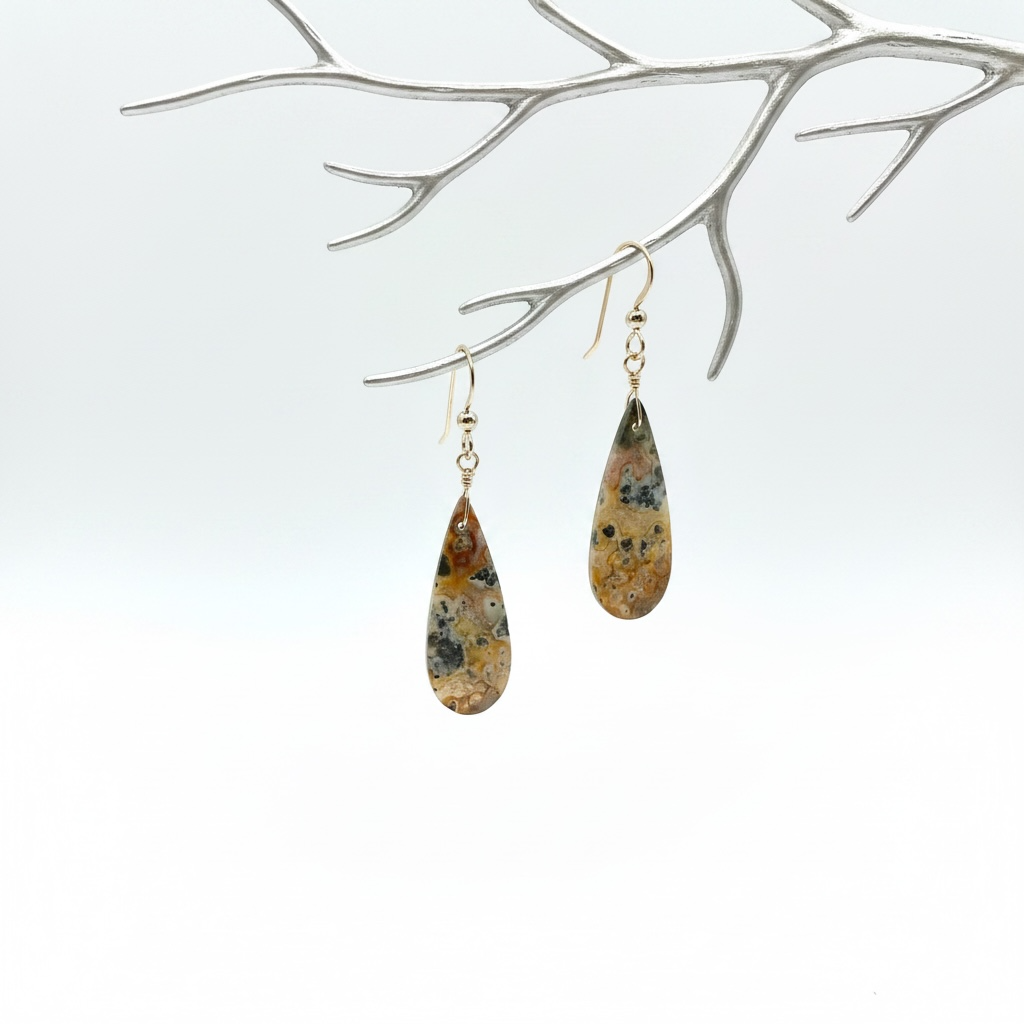 Earrings with Marcasite