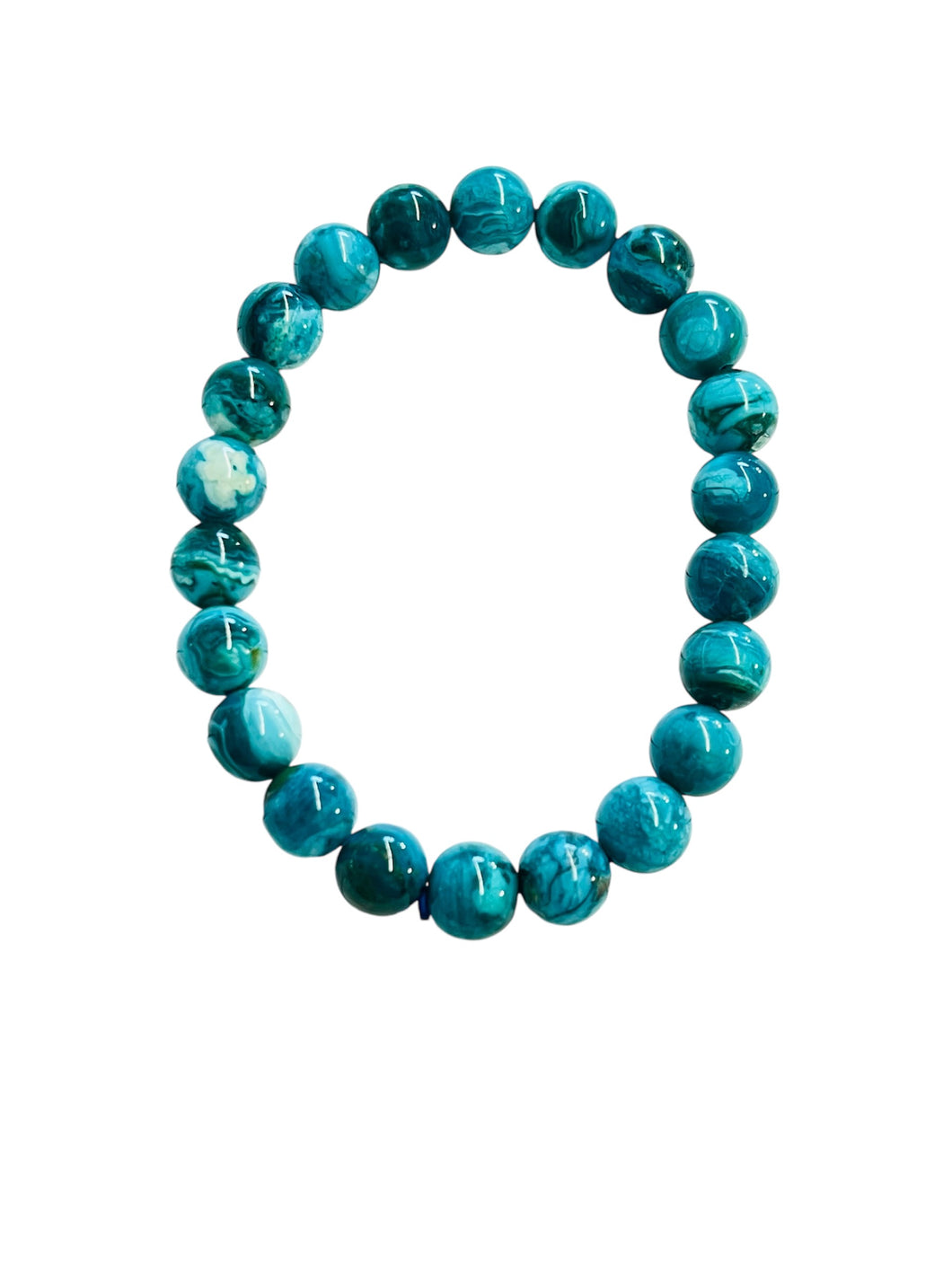 Bracelet with chrysocolla