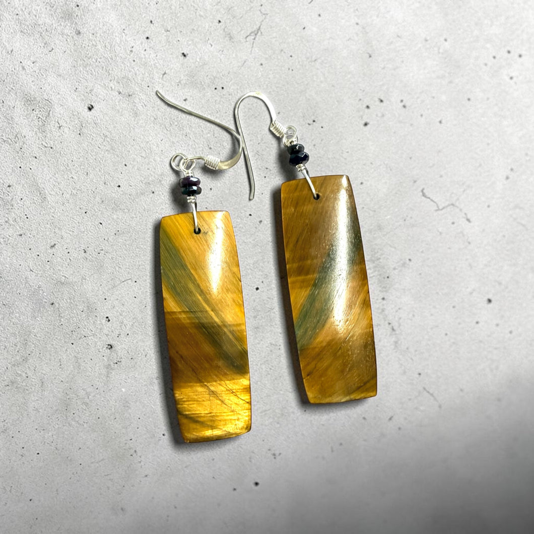 Earrings with Tiger’s eye