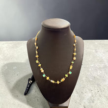 Necklace with Ethiopian opals