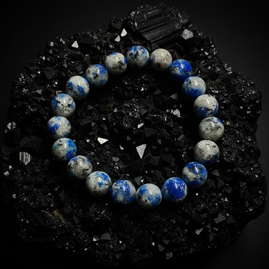 Bracelet with K2 Azurite beads