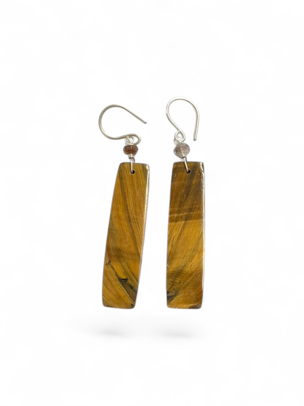 Earrings with Tiger’s eye