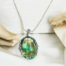 Pendant with Opalized Petrified wood