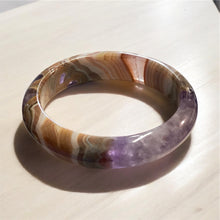 Bracelet bangle with Amethyst