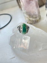 Ring with Opalized petrified wood