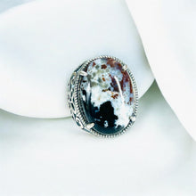 Ring with Opalized wood