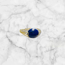 Ring with splendid lapis